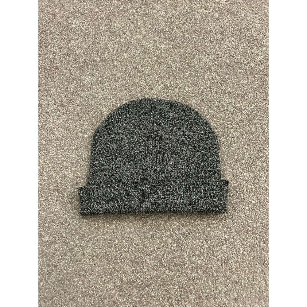 Outdoors Grunge Beanie Hat Mens OS Grey Excellent Marled Knit Cuffed Winter Cap